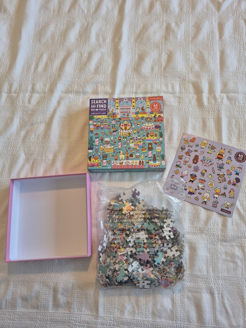 Mud Puppy Kids Search & Find 500 piece puzzle sealed complete NEW